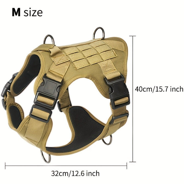 Heavy Duty Adjustable Dog Harness With Handle For Running And Training - Perfect For Medium And Large Dogs