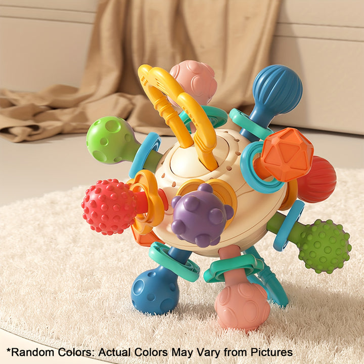 Learn, Soothe & Play – All in One!
This 2-in-1 Montessori baby toy combines sensory teething and gentle rattling to support early learning and development. Safe, fun, and perfect for boys and girls. An ideal gift for 1st birthdays, Christmas & more👶🎁