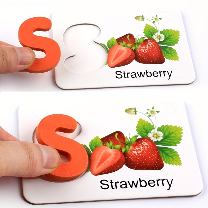 Learn ABCs Through Play!
This wooden alphabet flashcard set combines letter recognition with puzzle fun—perfect for developing problem-solving skills and hand-eye coordination in toddlers and preschoolers. 🎓🔤🧩