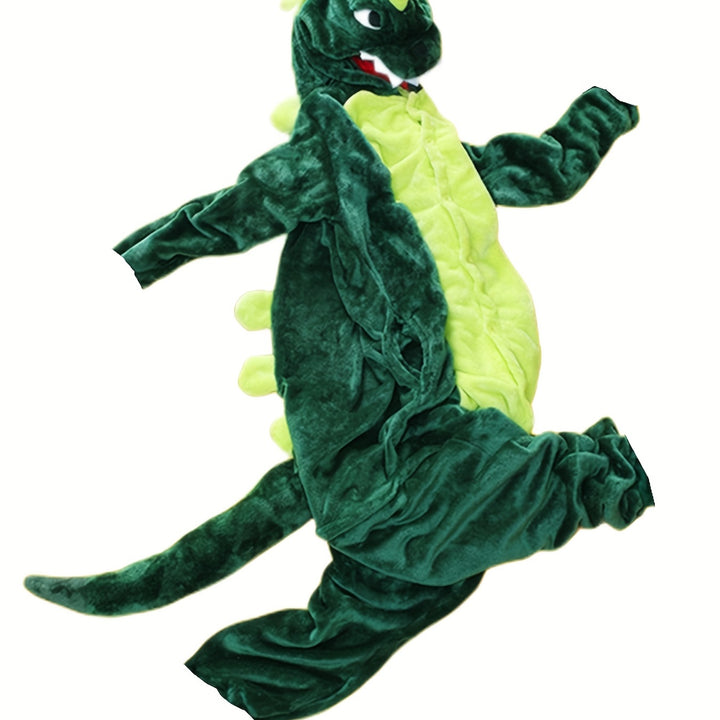 one piece Cozy Dinosaur Hooded Pajamas for Men and Women - Perfect for Parties and Cosplay