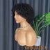 [Popular Choice] Chic Short Pixie Cut Wig - 100% Brazilian Virgin Human Hair, Afro Kinky Curly Style, 150% Density, Rose Net Cap for Women, Short Curly Wig, Rose Net Cap