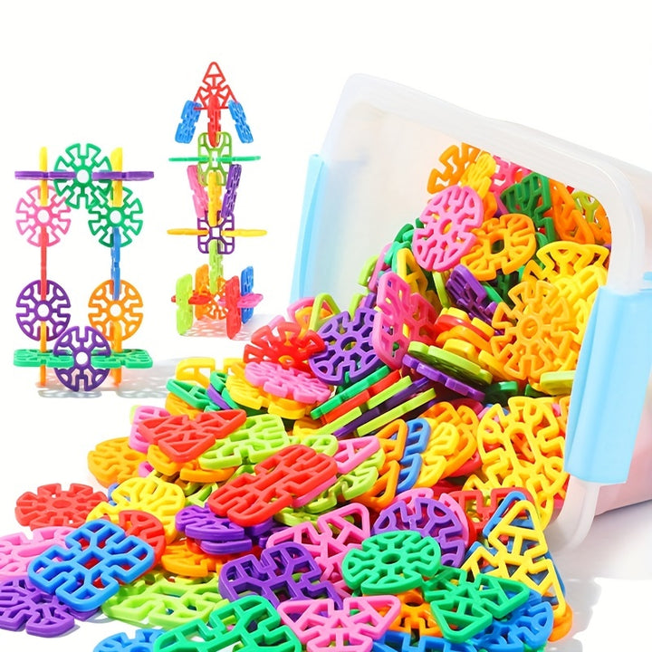 Build, Create, Imagine!
This 98-piece snowflake building block kit lets kids explore endless shapes and structures while boosting creativity, motor skills, and problem-solving. Fun, educational, and perfect for boys and girls. Random colors included! 🧩🌈