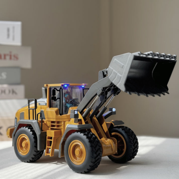 Realistic RC Excavator Action!
This 11-channel remote control excavator features a metal shovel, lights, and sound for an immersive construction play experience. Durable, powerful, and fun for kids who love digging machines! 🚧🚜🔊
