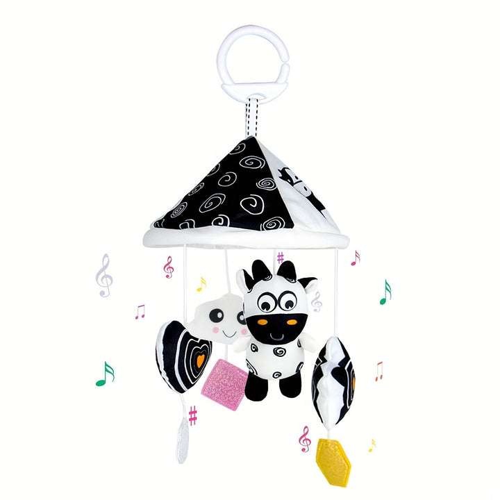 Visual Stimulation On the Go
This black and white hanging baby toy features soft animal designs, gentle wind chimes, and high-contrast colors to support early visual development. Perfect for cribs, strollers, car seats, and baby carriers. 👶🖤🤍