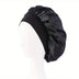 Elastic Band Satin Bonnet - Silky, Extra Large, For Night, Bath, Brimmed Hat, Soft and Comfortable