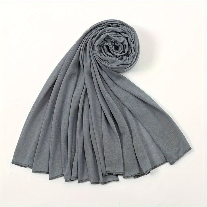 1pc/4pcs Ultra Soft Boho Pleated Head Wrap Turban Cap - Elegant Solid Color, Extra Long, Breathable Head Band Tie for Women