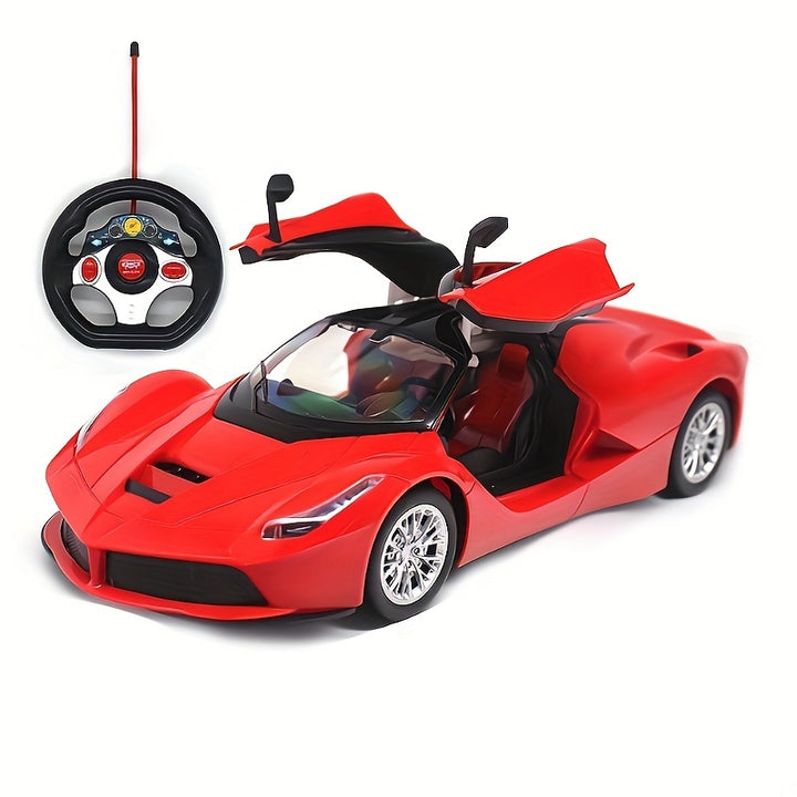 Electric RC Car with Opening Doors
This remote control car delivers high-speed fun with realistic design and opening doors. Perfect for kids who love action and machines! 🚗⚡🎮