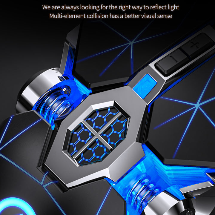 [Silvery Gaming Mouse] Silent Wired Mouse for E-Sports Gaming, Silvery Carved | Macro for Desktops and Laptops, Sound Chicken-Eating Mouse