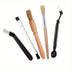 [Popular Choice] 5pcs Coffee Machine Cleaning Brush Set with Wooden Handle, Portable Manual Grinder and Head Brushes for Kitchen/Living Room/Patio - No Power Needed