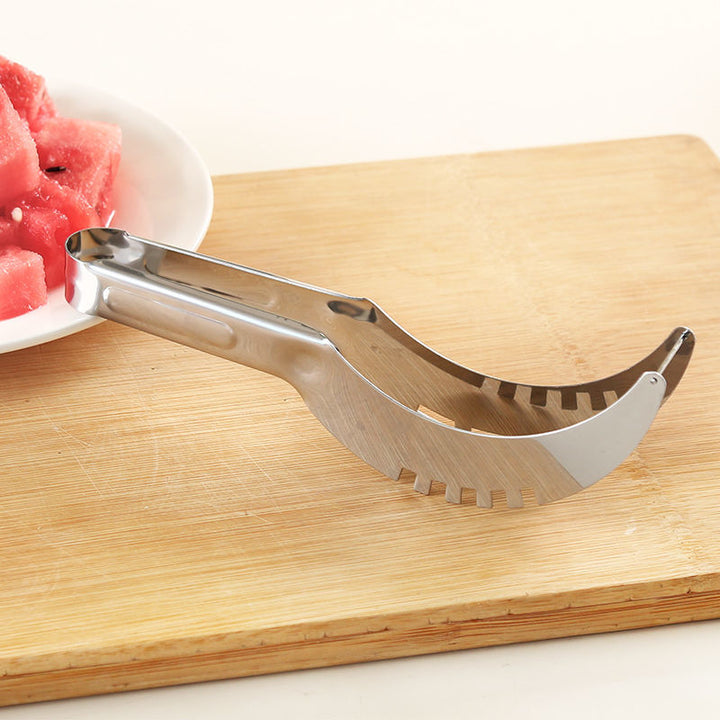 Stainless Steel Watermelon Slicer: The Perfect Kitchen Tool For Effortless Fruit Cutting Commercial Kitchen Supplies