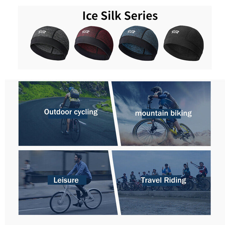 1pc Premium Breathable Cycling Cap for Men - Sun Protection & Moisture Absorption
