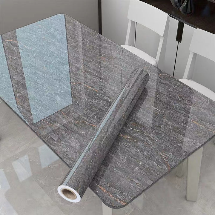 Extra Thick Vinyl Self-Adhesive Wallpaper, Waterproof and Oil Proof, Removable Peel and Stick Wall Stickers for Bathroom and Kitchen, Brick Stone Wood Pattern, Random Matc