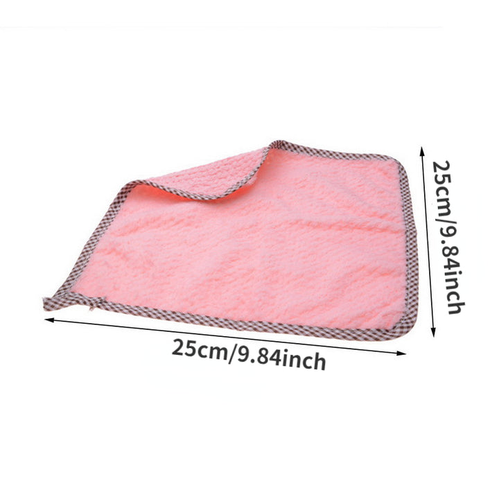 5-Pack Ultra-Absorbent Microfiber Kitchen Towels - Non-Stick, Oil-Resistant, Quick-Drying, and Durable Dish Cloths for Toilet and Daily Cleaning - Soft, Lint-Free, and Easy to Clean