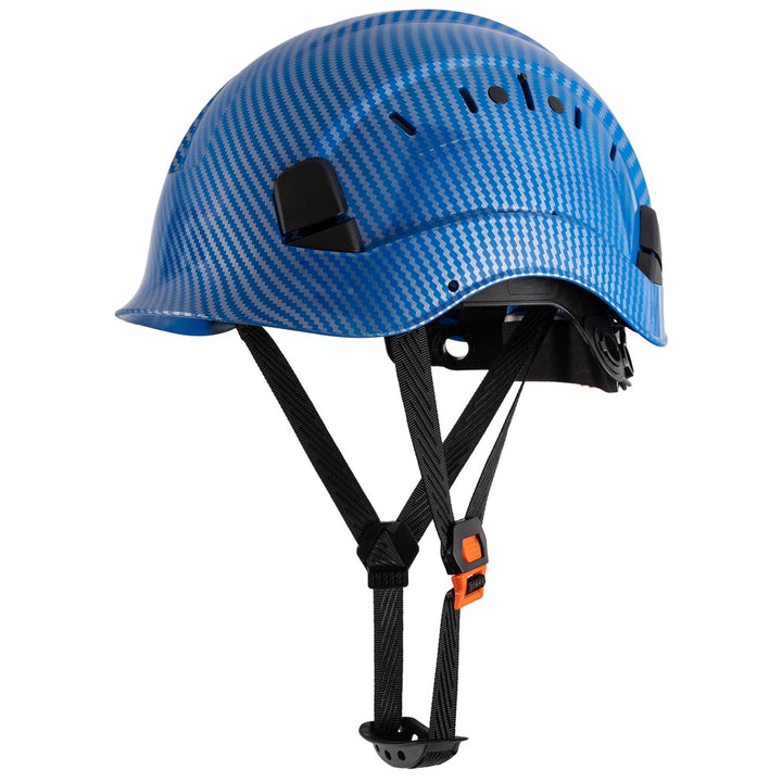 1pc LOEBUCK Carbon Fiber Pattern, Engineering Hat Carbon Fiber Work Safety Hat, Protective Building Hat