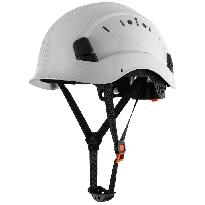 1pc LOEBUCK Carbon Fiber Pattern, Engineering Hat Carbon Fiber Work Safety Hat, Protective Building Hat