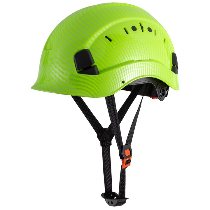 1pc LOEBUCK Carbon Fiber Pattern, Engineering Hat Carbon Fiber Work Safety Hat, Protective Building Hat
