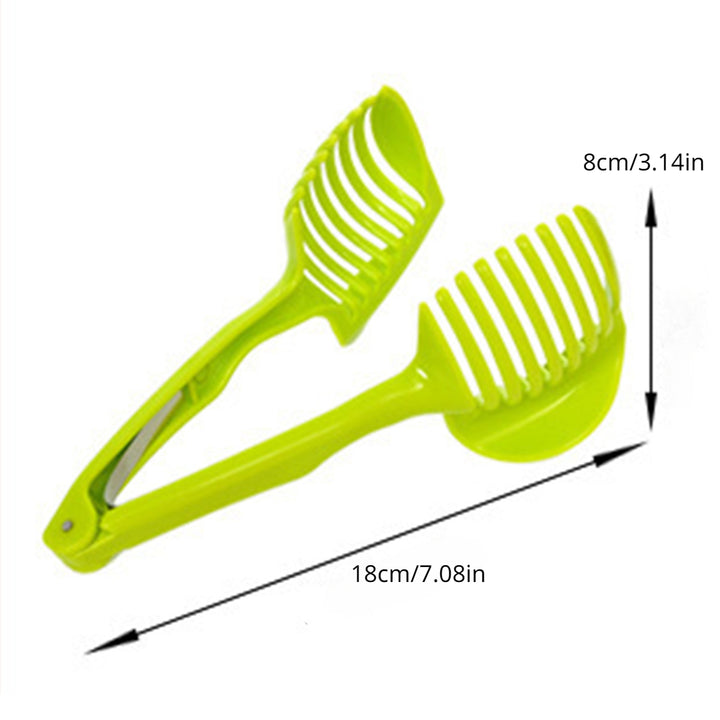1pc, Tomato Slicer Tool, Lemon Cutter Tool, Lemon Slicer Holder, Tomato Slicer Holder, Lemon Cutter Holder, Round Fruit Tongs, Egg Slicer Cutting Holder, Kitchen Tools Kitchen Accessories