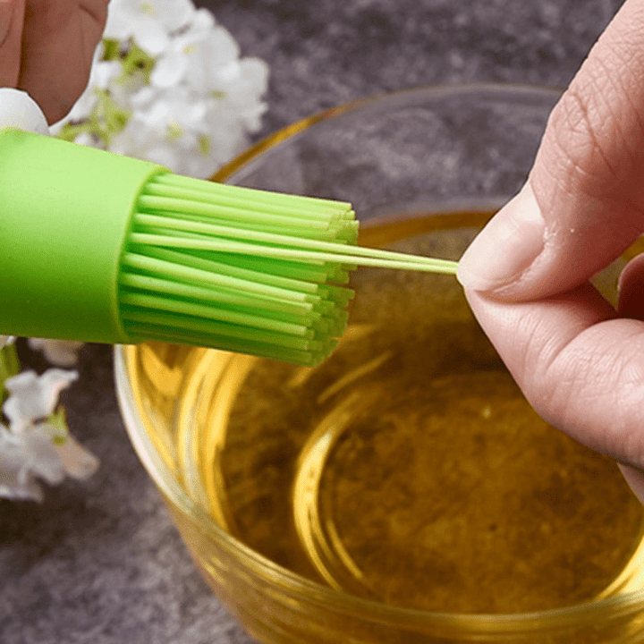 Durable High Temperature Silicone Oil Brush with Bottle Cap for Baking and Cooking, No Shedding, Easy to Clean Eid Al-Adha Mubarak