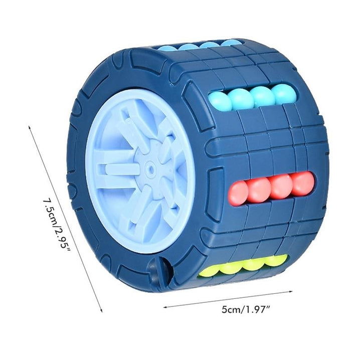 Slide, Rotate & De-Stress!
This 3D cylinder puzzle toy challenges young minds while relieving stress. Fun, educational, and perfect for improving focus and coordination. Available in red, blue, and black! 🧠🌀🧩