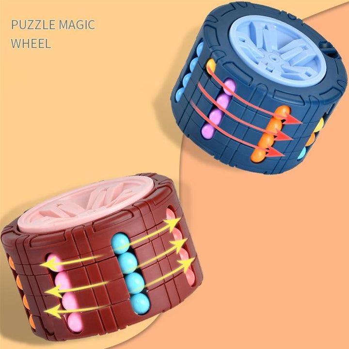 Slide, Rotate & De-Stress!
This 3D cylinder puzzle toy challenges young minds while relieving stress. Fun, educational, and perfect for improving focus and coordination. Available in red, blue, and black! 🧠🌀🧩