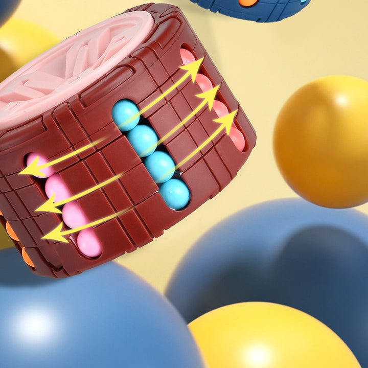Slide, Rotate & De-Stress!
This 3D cylinder puzzle toy challenges young minds while relieving stress. Fun, educational, and perfect for improving focus and coordination. Available in red, blue, and black! 🧠🌀🧩