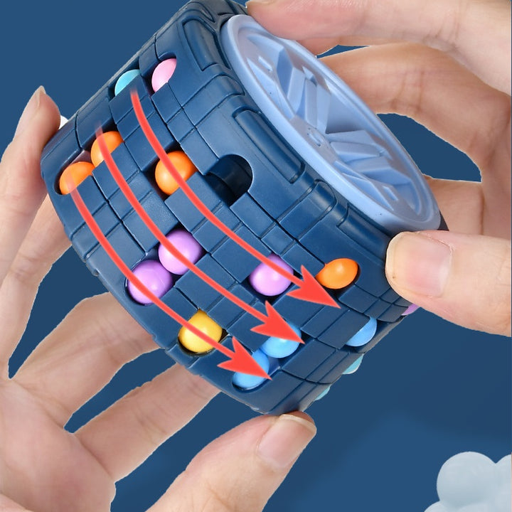 Slide, Rotate & De-Stress!
This 3D cylinder puzzle toy challenges young minds while relieving stress. Fun, educational, and perfect for improving focus and coordination. Available in red, blue, and black! 🧠🌀🧩