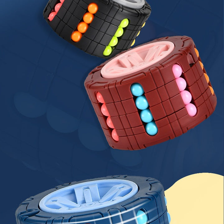 Slide, Rotate & De-Stress!
This 3D cylinder puzzle toy challenges young minds while relieving stress. Fun, educational, and perfect for improving focus and coordination. Available in red, blue, and black! 🧠🌀🧩