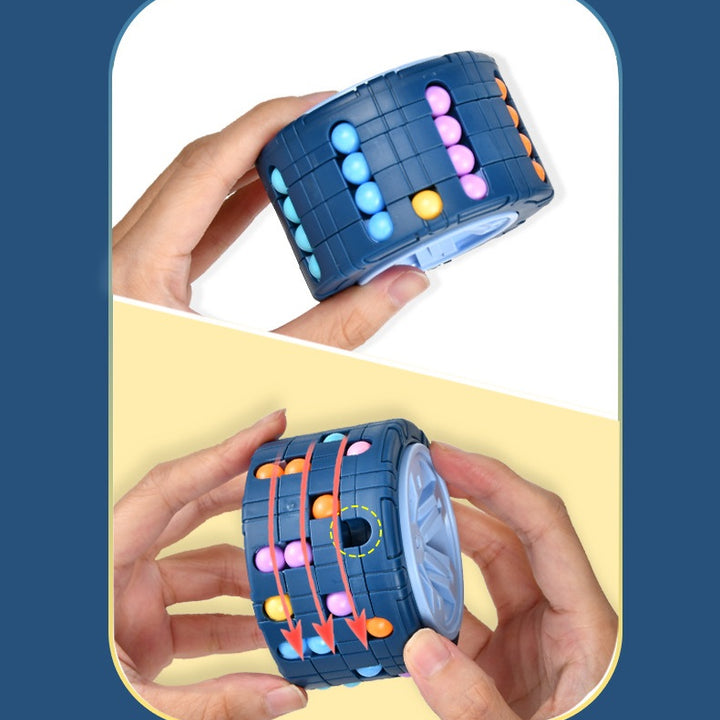 Slide, Rotate & De-Stress!
This 3D cylinder puzzle toy challenges young minds while relieving stress. Fun, educational, and perfect for improving focus and coordination. Available in red, blue, and black! 🧠🌀🧩