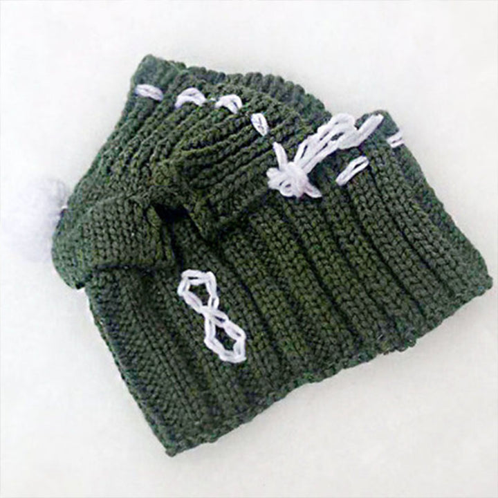 Christmas Pet Hats Winter Dog Cap Puppy Hat With Ball Headwear For Small Dogs Accessories for stocking stuffers
