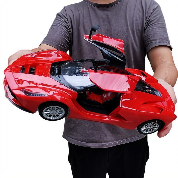 Electric RC Car with Opening Doors
This remote control car delivers high-speed fun with realistic design and opening doors. Perfect for kids who love action and machines! 🚗⚡🎮