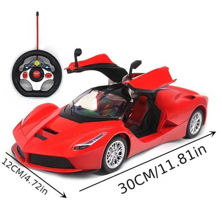 Electric RC Car with Opening Doors
This remote control car delivers high-speed fun with realistic design and opening doors. Perfect for kids who love action and machines! 🚗⚡🎮