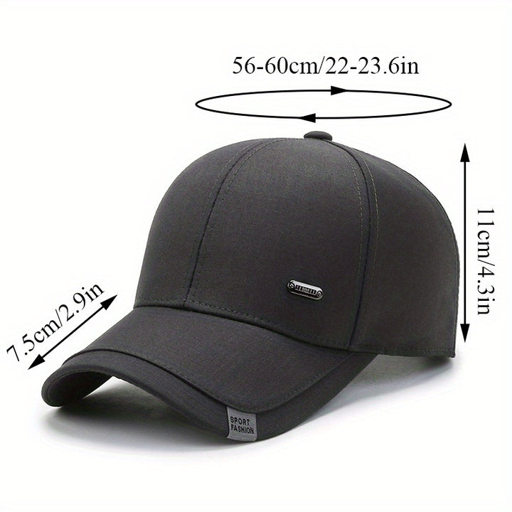 Unisex Sunshade Breathable Adjustable Casual Baseball Cap For Outdoor Sport For Women & Men