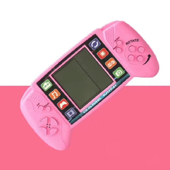1pc Big Screen Retro Classic Handheld Game Console - Portable Electronic Toys with Classic Games, Nostalgic Design and Easy-to-Use Interface