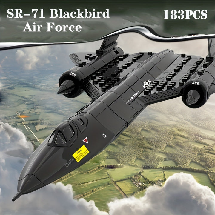 Build the Legendary Blackbird!
This 183-piece SR-71 Blackbird set lets kids and collectors assemble a sleek military aircraft model. Great for tech lovers and perfect as a gift! ✈️🧩🎁