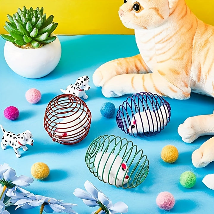 Pounce, Chase, Play!
This 3-piece colorful toy set keeps your cat active and happy with bouncy rolling fun and playful mouse toys. Perfect for interactive solo or bonding playtime. 🐾🎉🐱
