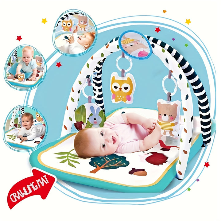 Play, Learn & Grow!
This adorable baby gym play mat features fun cartoon styling, soft cushioning, and interactive elements to support crawling, play, and early learning. A perfect birthday gift for newborns and toddlers! 🎁👶🌟
