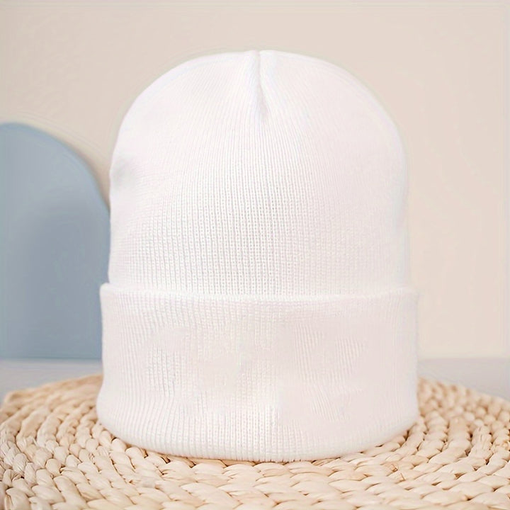 Trendy Candy Color Basic Beanie Simple Casual Knit Hats Elastic Coldproof Skull Cap Cuffed Beanies For Women Men Autumn & Winter