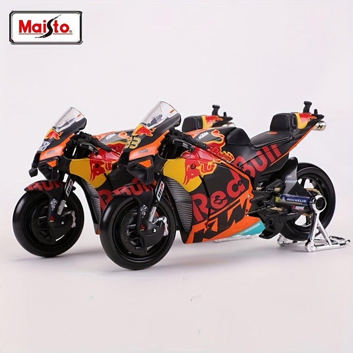 Race into Action!
Maisto 1:18 Red Bull KTM Factory Racing #88/#33 die-cast motorcycles – highly detailed collectibles for fans and riders alike. Perfect for display, gifting, or revving up your collection. 🏍️🔥