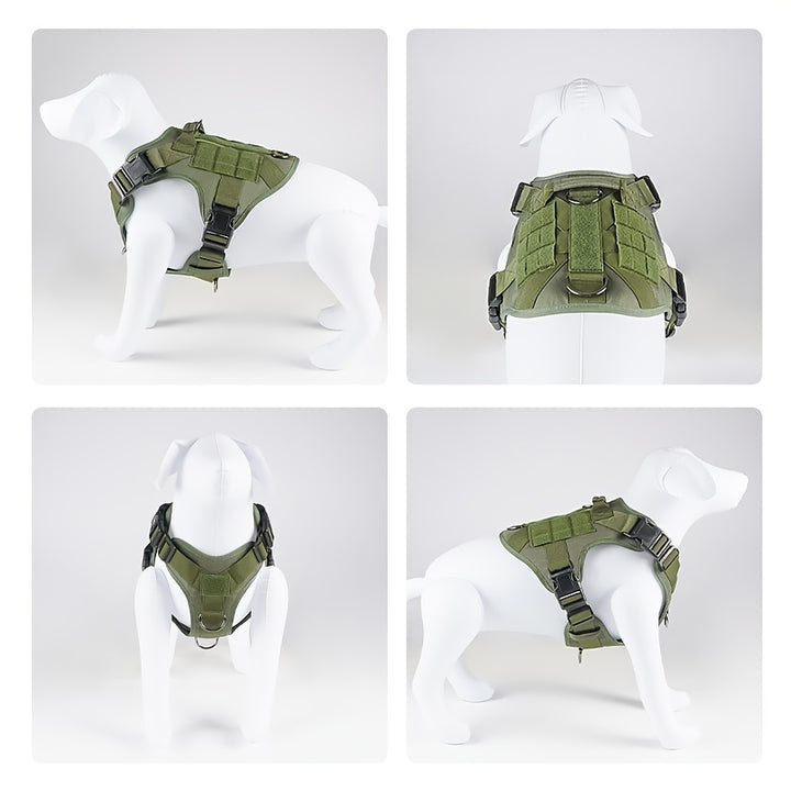 Heavy Duty Adjustable Dog Harness With Handle For Running And Training - Perfect For Medium And Large Dogs