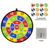 12pcs Sticky Ball Dart Plate Set, Indoor Outdoor Toys, Parent-child Interaction, Birthday Gift, Party Game Supplies