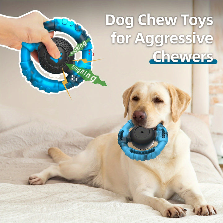 Chew, Squeak & Stay Healthy!
This durable squeaky chew toy is perfect for puppies and dogs of all sizes. Made with tough nylon to withstand biting, it also helps clean teeth and reduce boredom. Great for interactive play and dental health! 🐶🦴🧼