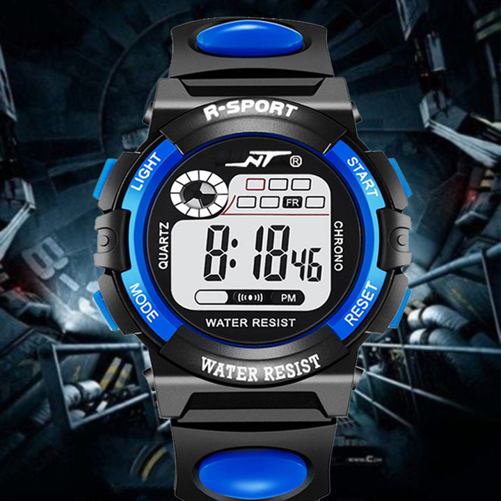 Vibrant Youth Watch - Luminous Digital Timepiece with Multifunctional Features for Middle School Students, Boys, and Girls, High School, Casual Wear, Water-Resistant, and Easy-to-Read Display