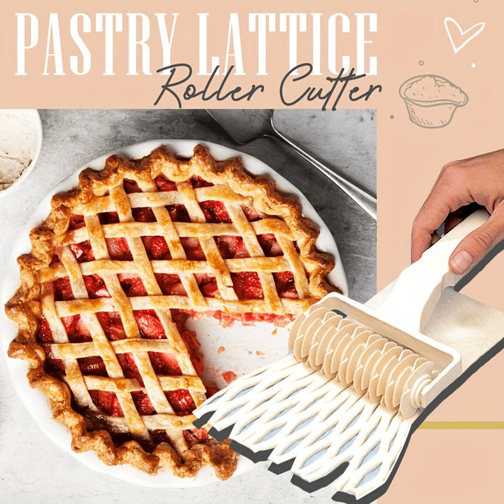 Decorate Like a Pro!
This easy-to-use plastic lattice pastry cutter helps you create beautiful patterns on pies, dough, and cake tops. A must-have tool for every baking lover! 🥧🍪✨