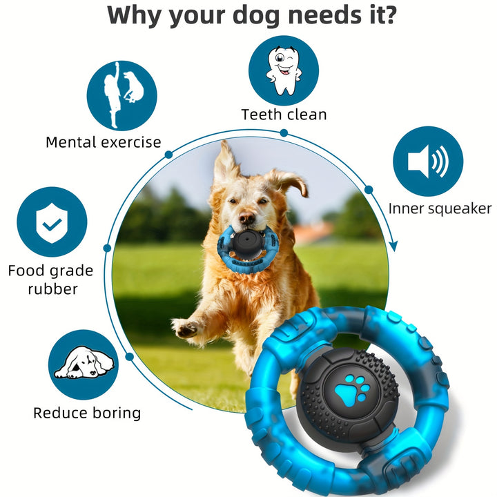 Chew, Squeak & Stay Healthy!
This durable squeaky chew toy is perfect for puppies and dogs of all sizes. Made with tough nylon to withstand biting, it also helps clean teeth and reduce boredom. Great for interactive play and dental health! 🐶🦴🧼