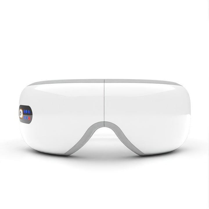 Relaxing Eye Massager - Professional Massage Equipment for Migraines and Eye Care with Heat, Music, and 5 Modes - Rechargeable Heated Eye Mask, Perfect Christmas Gift Idea for Family and Friends
