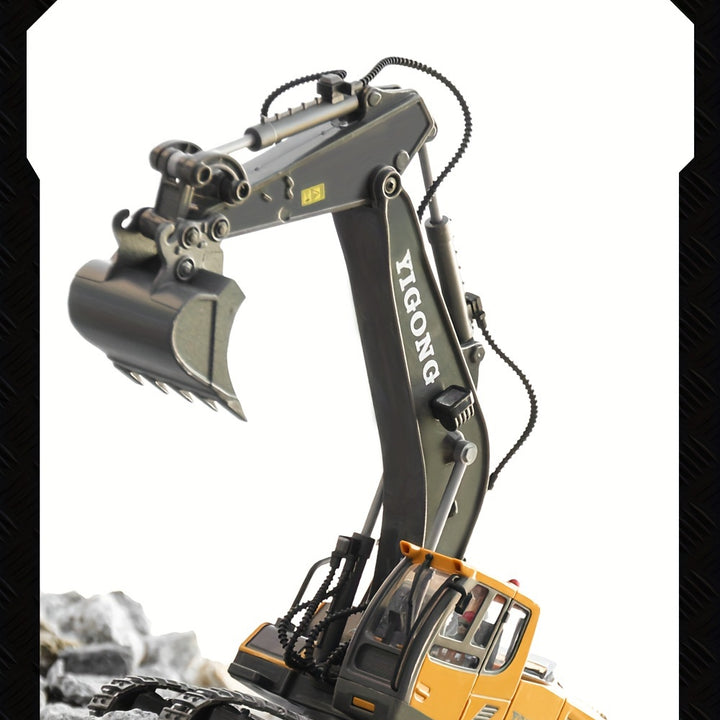 Dig Into Realistic Fun!
This 11-channel RC excavator features 2.4G remote control, durable alloy & plastic design, and powerful functions for lifelike digging action. Perfect for kids aged 6–10.the perfect gift! 🎁 🚧