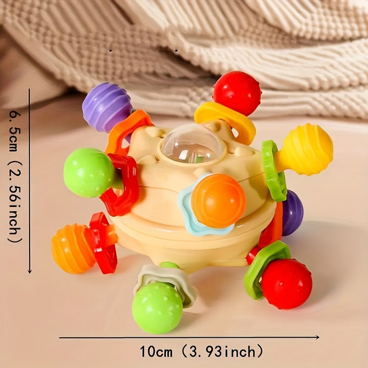 Play, Soothe & Grow!
This infant toy set includes teethers, grab-and-shake rattles, and tummy time toys—designed to support sensory development and motor skills from 0 to 12 months. Safe, fun, and perfect for everyday play! 👶🍼🎉