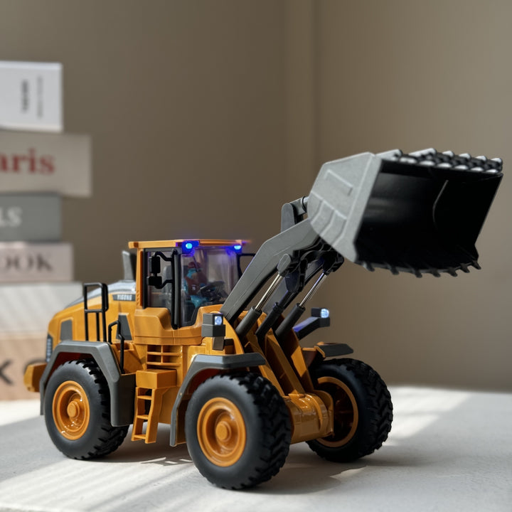 Realistic RC Excavator Action!
This 11-channel remote control excavator features a metal shovel, lights, and sound for an immersive construction play experience. Durable, powerful, and fun for kids who love digging machines! 🚧🚜🔊