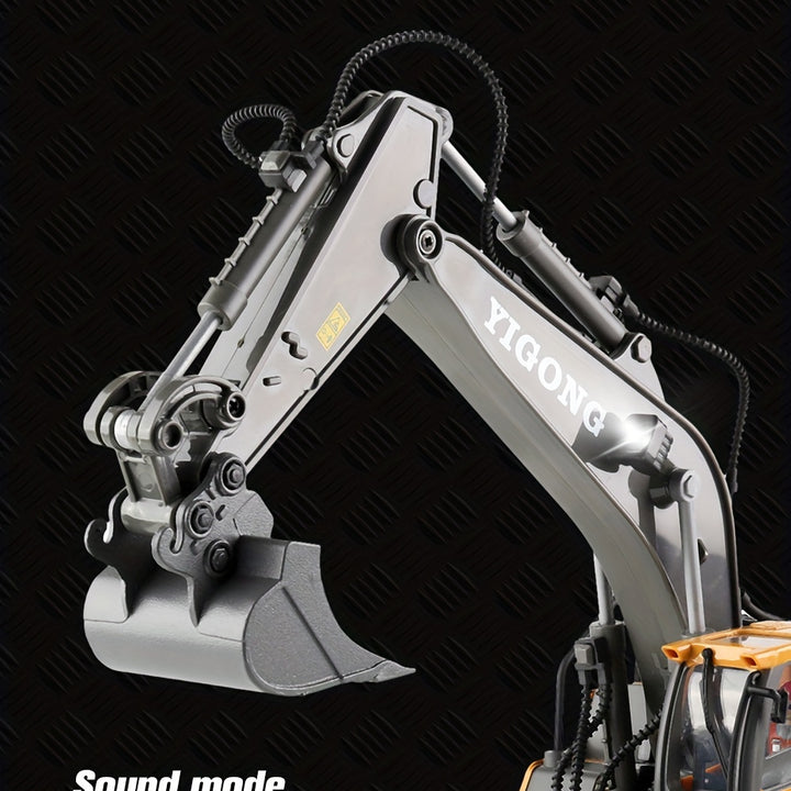Dig Into Realistic Fun!
This 11-channel RC excavator features 2.4G remote control, durable alloy & plastic design, and powerful functions for lifelike digging action. Perfect for kids aged 6–10.the perfect gift! 🎁 🚧