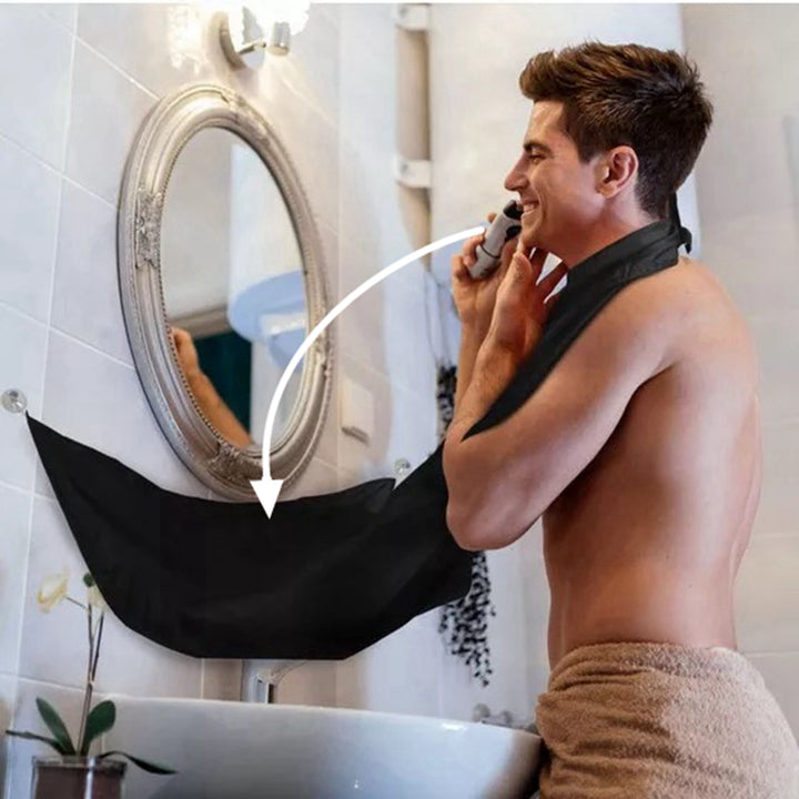 Men's Beard Shaving Apron - Cleaning Bib For Hairdressers And Shavers - Perfect For Grooming And Styling